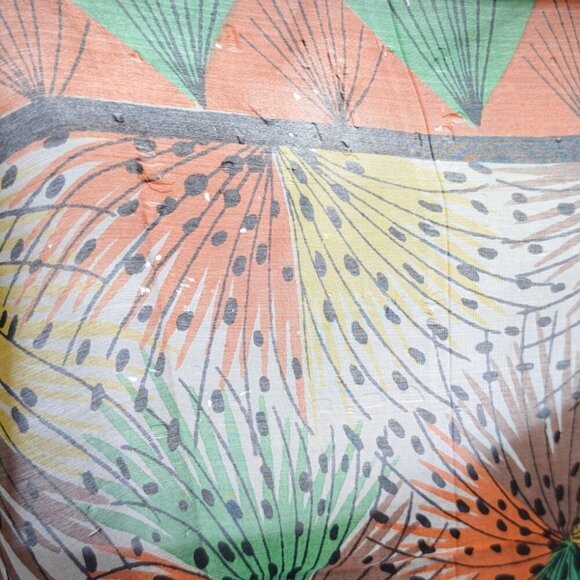 Vintage Silk Spotted Swirl Scarf - Picture 6 of 7